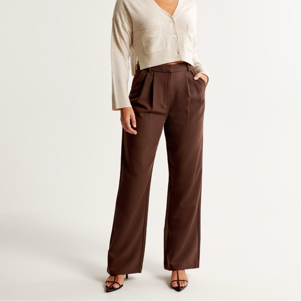 Curve Love A&F Sloane Tailored Pant Long